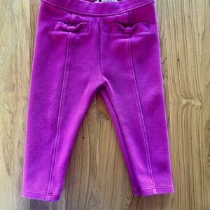 💕 Janie & Jack Kids Pink Leggings Size 12-18 Months